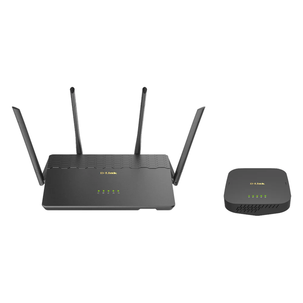 D-Link COVR-3902 AC3900 Extender, Dual-Band, Mesh Wi-Fi, Black, 1 Year Warranty | COVR-3902