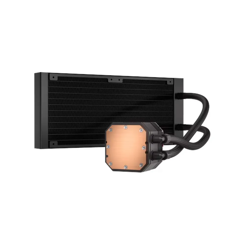 Corsair iCUE H100i Elite Capellix XT AIO RGB Liquid Cooler, 240mm Radiator, Supports Intel, AMD Sockets, Black, 1 Year Warranty | CW-9060068-WW
