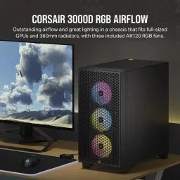Cooler Master Elite 502 Mid Tower PC Casing, Tempered Glass Side Panel, Advanced Mesh Front Panel, 410mm GPU Support, USB 3.2 Gen 1, White, 1 Year Warranty | E502-WGNN-S00