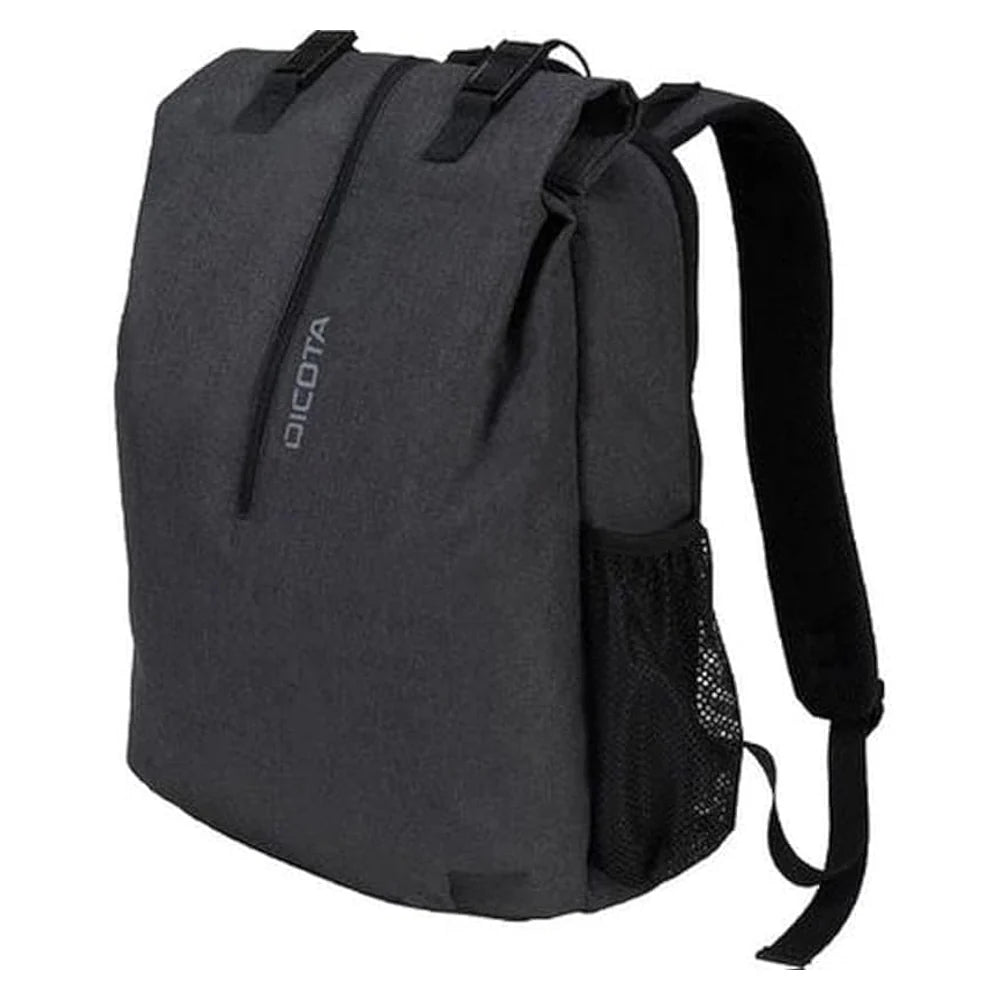 Dicota Backpack Compact 15.6-Inch Laptop Backpack, Lightweight Design, Padded Compartment, Black, 1 Year Warranty | D31760