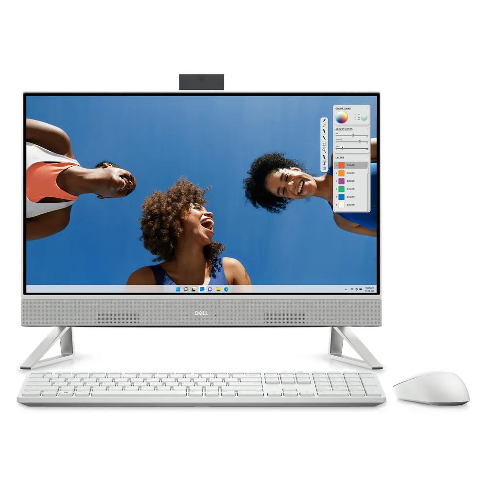 Dell Inspiron 24 5430 All-in-One Desktop, Intel Core 5 120U Processor, 8GB RAM, 512GB SSD, 23.8” FHD Display, Windows 11 Pro, 3 Year Warranty | DELL-AIO-5430-8