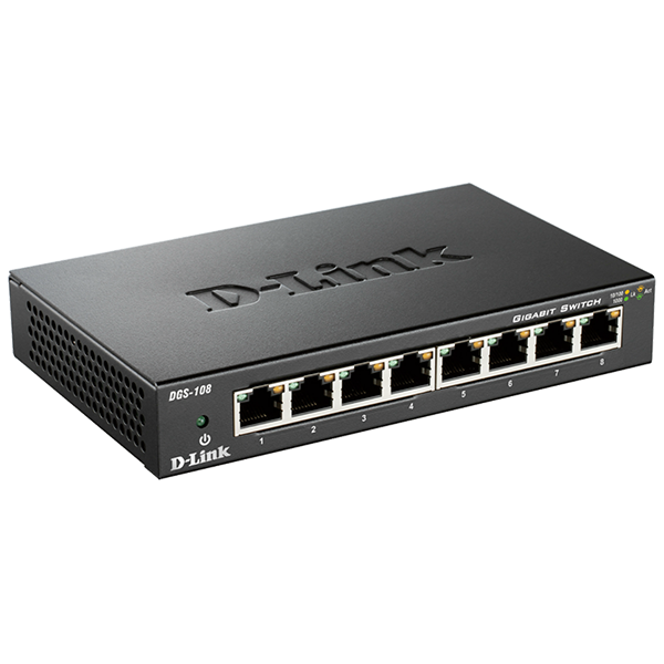 SWITCH DLINK 8 PORT GIGABIT | DGS-108