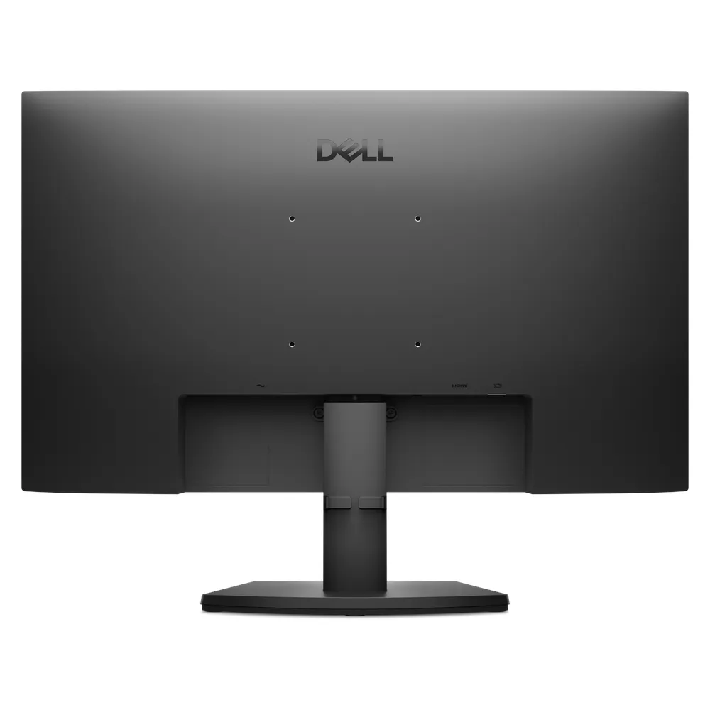 شاشة Dell مقاس 24 بوصة، بدقة وضوح FHD (1920 × 1080)، ومعدل تحديث 100 هرتز، وتقنية مقاومة التوهج، وزمن استجابة 5 مللي ثانية (من الرمادي إلى الرمادي)، ومنافذ HDMI وVGA، وقاعدة قابلة للتعديل بالإمالة، لون أسود، ضمان لمدة 3 سنوات | SE2425HM
