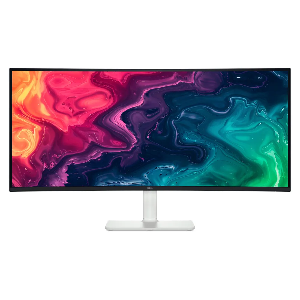 شاشة Dell 34 Plus USB-C UltraWide منحنية، 34 بوصة UW-QHD (3440 × 1440)، 120 هرتز، مضادة للتوهج، زمن استجابة 1 مللي ثانية (رمادي إلى رمادي)، HDMI، USB-C، قابلة للتعديل للإمالة/الارتفاع/الميل، أسود وأبيض، ضمان 3 سنوات | S3425DW