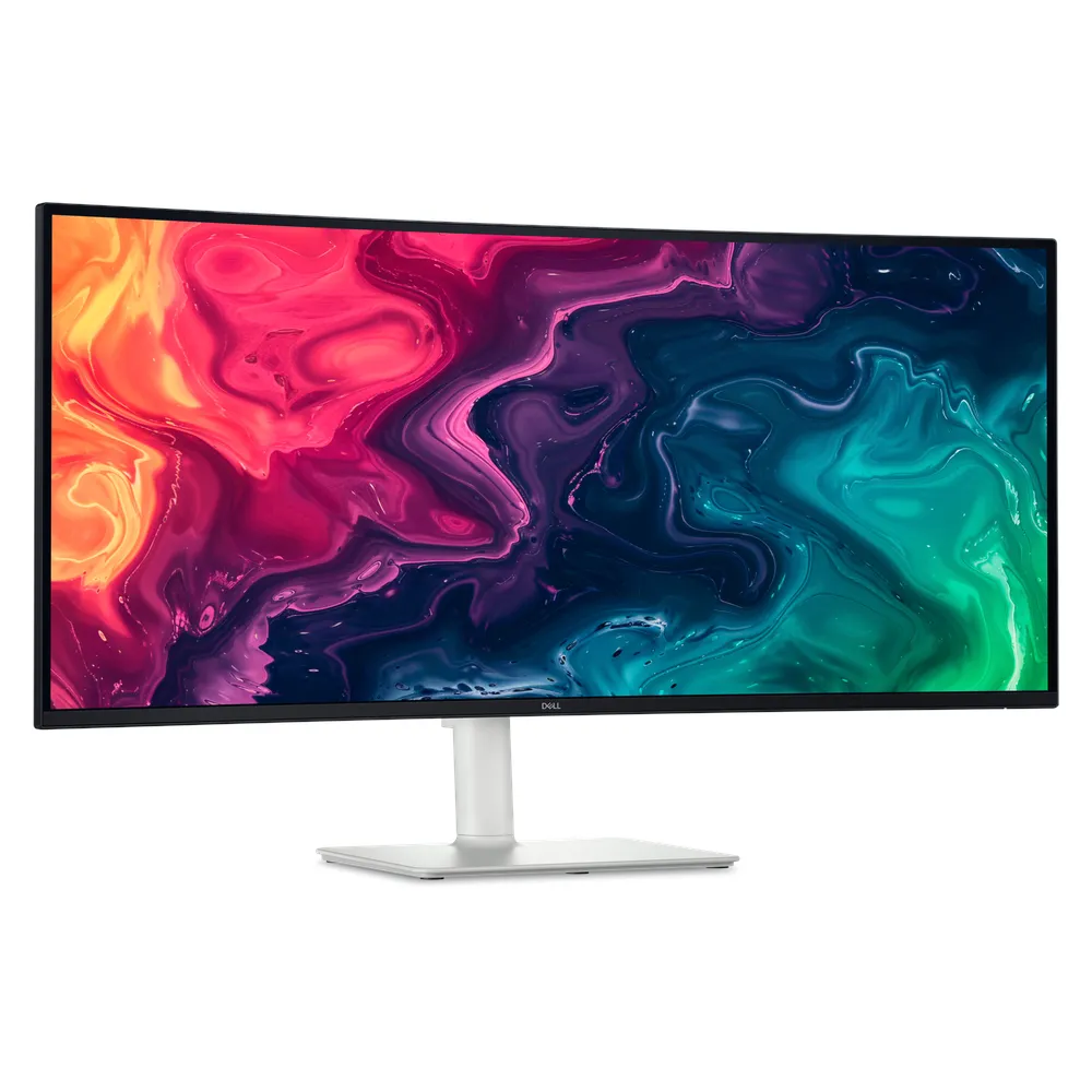 شاشة Dell 34 Plus USB-C UltraWide منحنية، 34 بوصة UW-QHD (3440 × 1440)، 120 هرتز، مضادة للتوهج، زمن استجابة 1 مللي ثانية (رمادي إلى رمادي)، HDMI، USB-C، قابلة للتعديل للإمالة/الارتفاع/الميل، أسود وأبيض، ضمان 3 سنوات | S3425DW