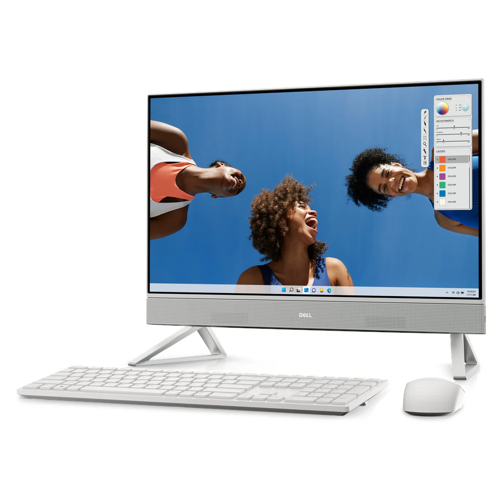 Dell Inspiron 5430 All-in-One Desktop PC, Intel Core 5 120U Processor, 8GB RAM, 512GB SSD, 23.8” FHD Display, Windows 11 Home, Keyboard, Mouse Included, 1 Year Warranty | D-AIO-5430-W-C5