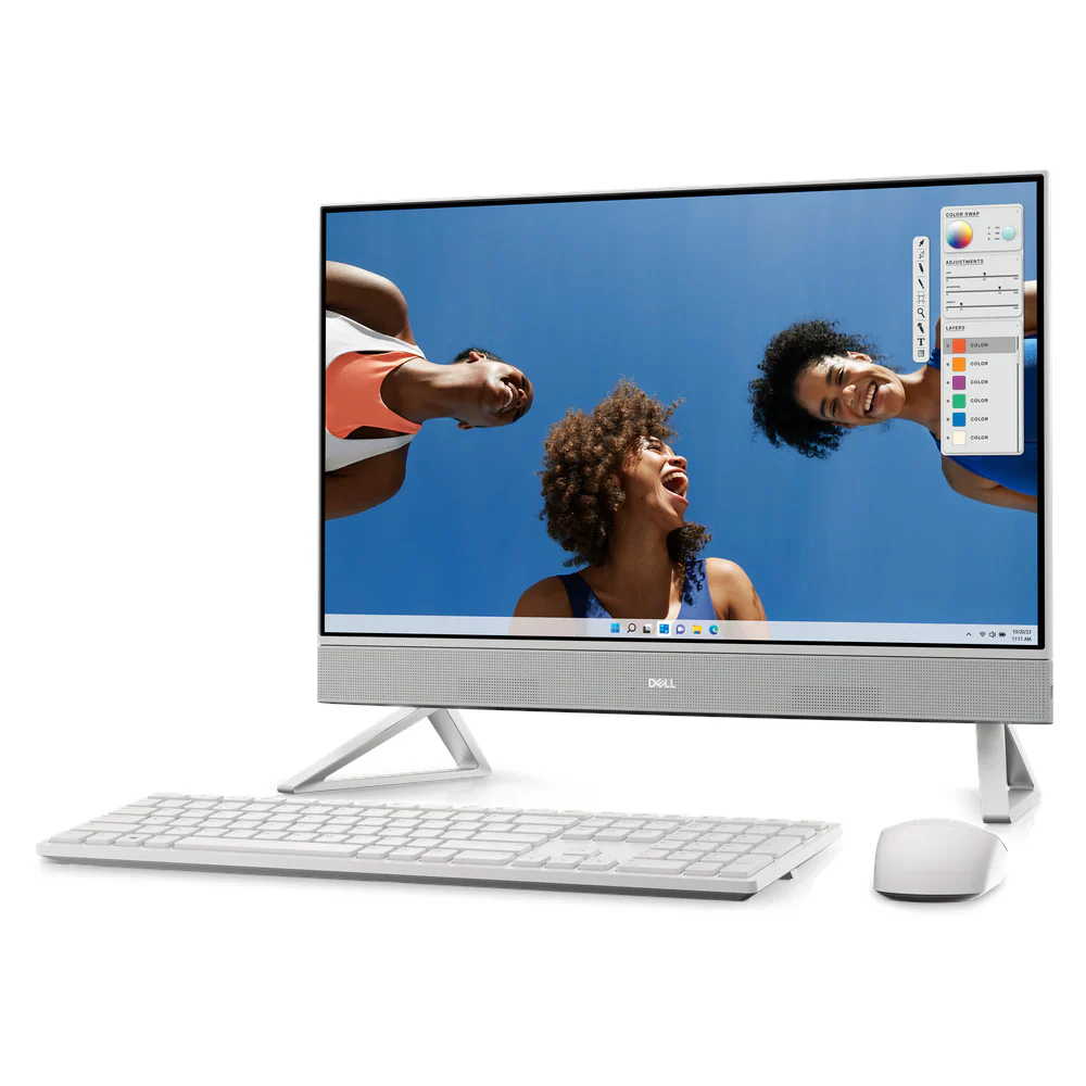 Dell Inspiron 5430 All-in-One Desktop PC, Intel Core 5 120U Processor, 8GB RAM, 512GB SSD, 23.8” FHD Display, Windows 11 Home, Keyboard, Mouse Included, 1 Year Warranty | D-AIO-5430-W-C5