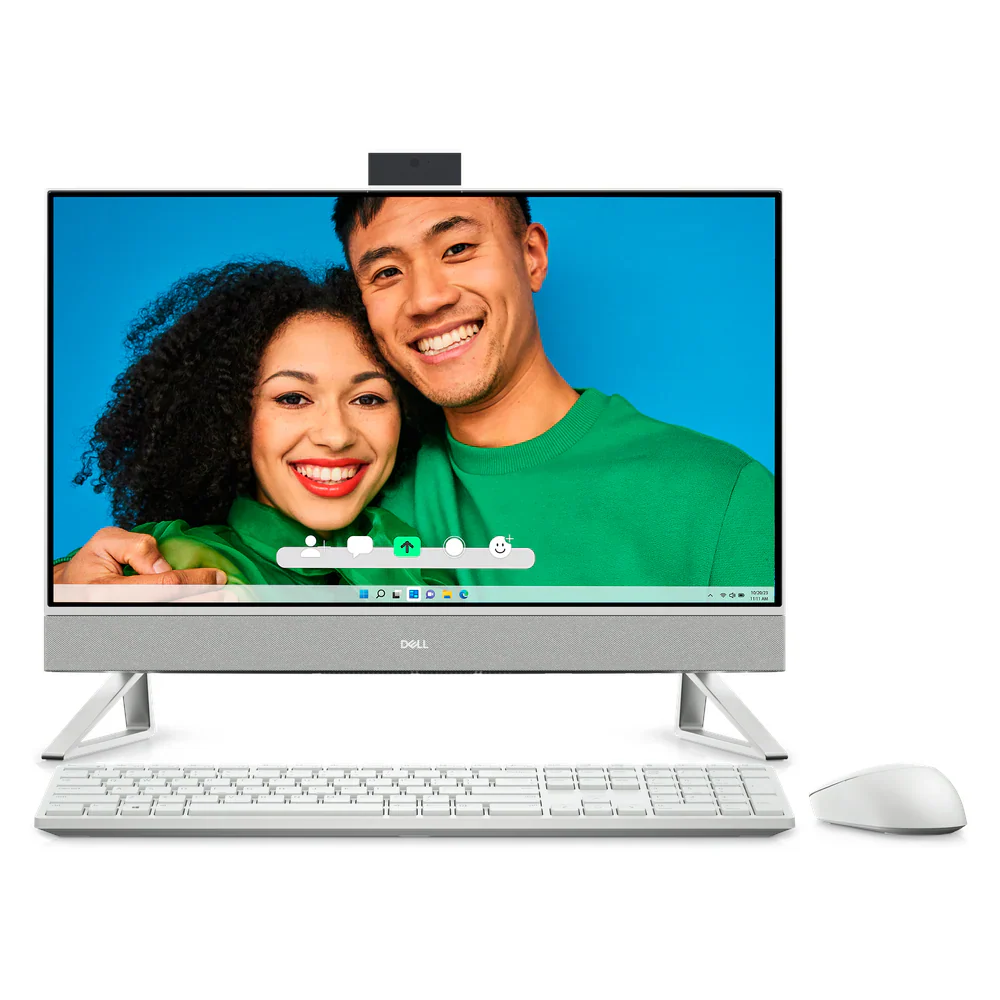 Dell Inspiron 7730 All-in-One Desktop PC, Intel Core 7 150U Processor, 16GB RAM, 1TB SSD, 27” FHD Touch Display, 2GB MX570A Graphics, Windows 11 Pro, Keyboard, Mouse Included, 3 Year Warranty | D-AIO-7730-3Y