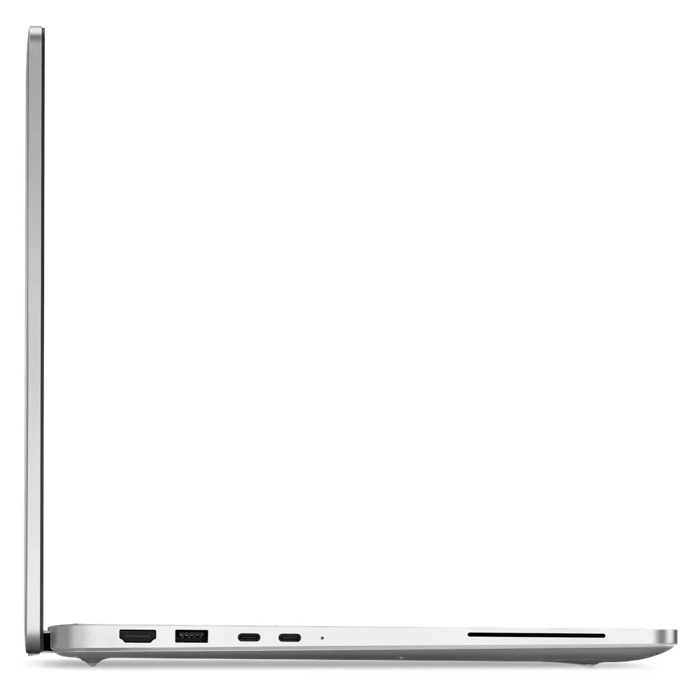 Dell Pro 16 Laptop PC16250, Intel Core Ultra 7 255U Processor, 8GB RAM, 512GB SSD, 16" FHD+ Display, DOS, English Keyboard, 1 Year Warranty | D-PRO-16-PC16250-U7