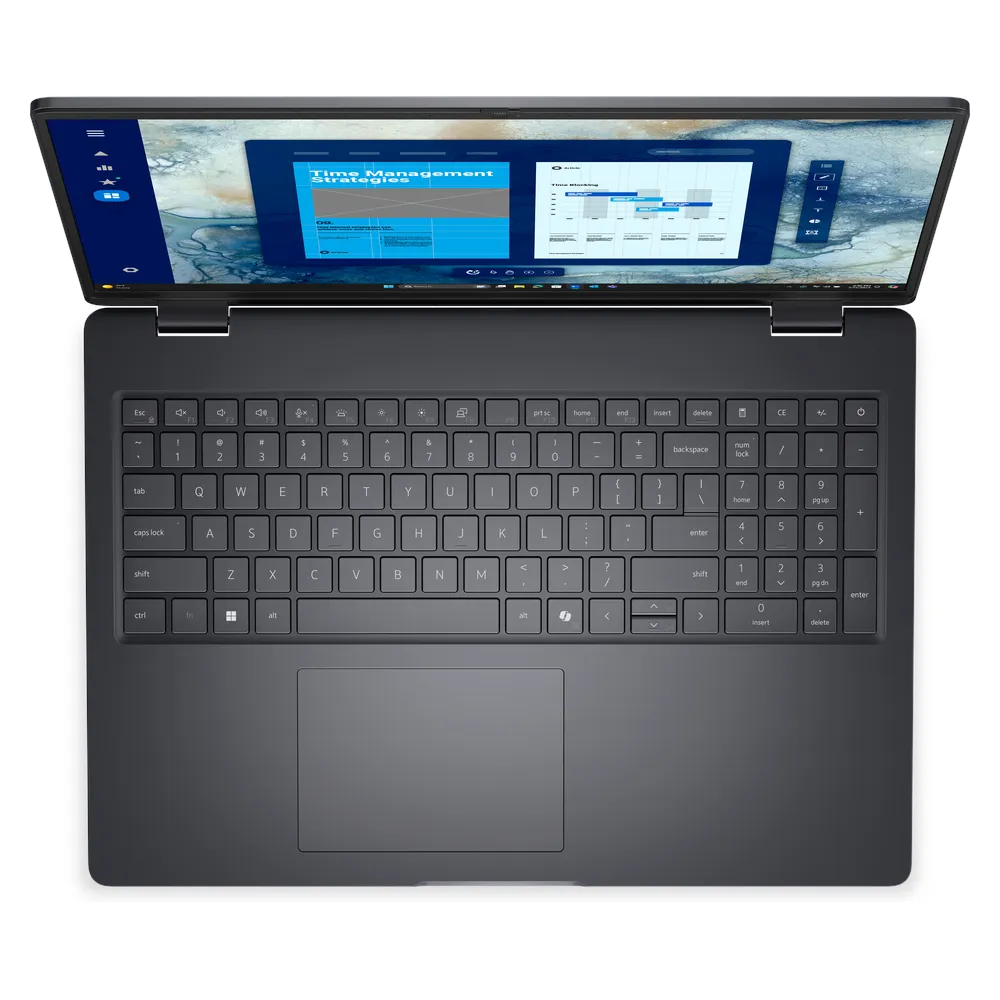 لابتوب ديل برو 16 بلس PB16250، معالج انتل كور الترا 7 255U، ذاكرة وصول عشوائي 8 جيجابايت، قرص صلب SSD بسعة 512 جيجابايت، شاشة 16 بوصة FHD+، ويندوز 11 برو، لوحة مفاتيح إنجليزية، ضمان سنة | D-PRO-16-P-PC16250-W11