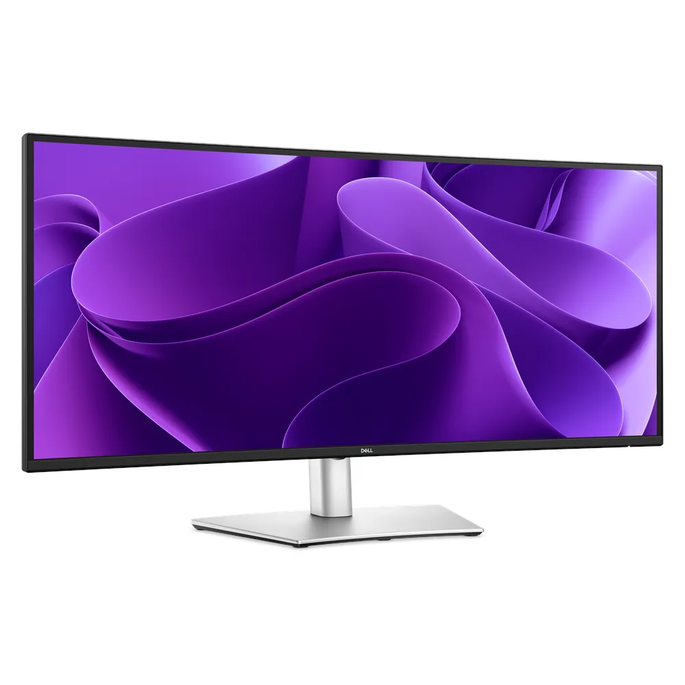 Dell Pro 34 Plus USB-C Hub Curved Monitor, 34" WQHD (3440 x 1440) Resolution, 100Hz, Anti-glare, 5ms (GTG) Response Time, HDMI, DP, USB-C, Fully Adjustable Stand, Black & Silver, 3 Year Warranty | P3425WE