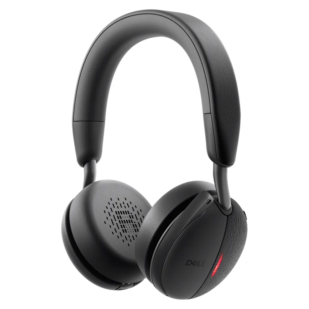 Dell Pro Plus Wireless ANC Headset, USB, Bluetooth, Noise cancellation Microphone, 40 mm Headphone Driver, 750 mAH Battery Capacity, Black, 1 Year Warranty | WL5024