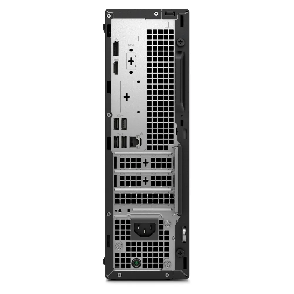 جهاز كمبيوتر مكتبي ديل برو سليم SFF QCS1250، معالج انتل كور i5-14500، ذاكرة وصول عشوائي DDR5 سعة 8 جيجابايت، قرص صلب SSD سعة 512 جيجابايت، مزود طاقة برونزي 180 واط، دوس، أسود، ضمان 3 سنوات | D-Pro-Slim-i5