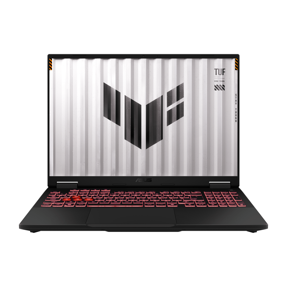 Asus TUF A16 Gaming Laptop, 8GB NVIDIA GeForce RTX 5060 Graphics, AMD Ryzen 9 8940HX Processor, 16 GB RAM, 1TB SSD, 16" FHD+ 165Hz Display, Windows 11 Home, English & Arabic Keyboard, Jaeger Gray, 1 Year Warranty | FA608PM-9161W
