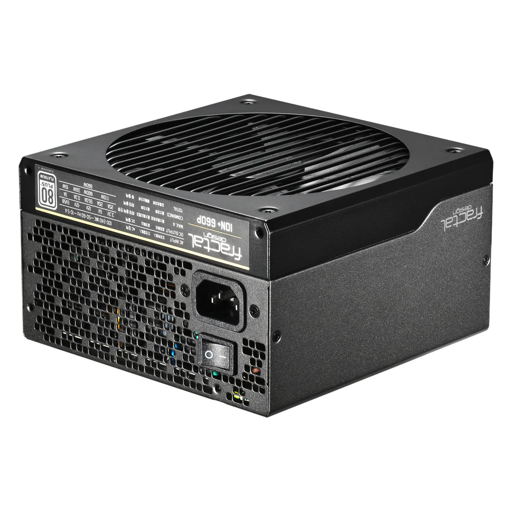POWER SUPPLY 660W FRACTAL DESIGN PLATINUM-ION PLUS 760P | FD-PSU-IONP-660P-BK-U