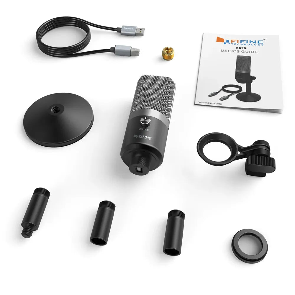 Fifine-K670-PC-USB-Studio-Condenser-Microphone-K670