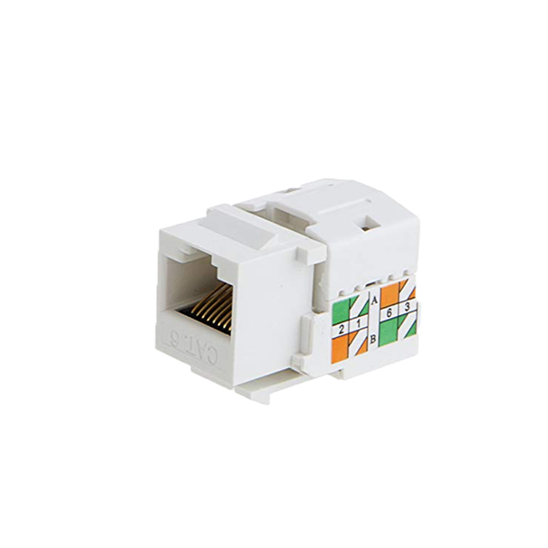 GENUINE KEYSTONE JACK CAT6 UTP - 90°
