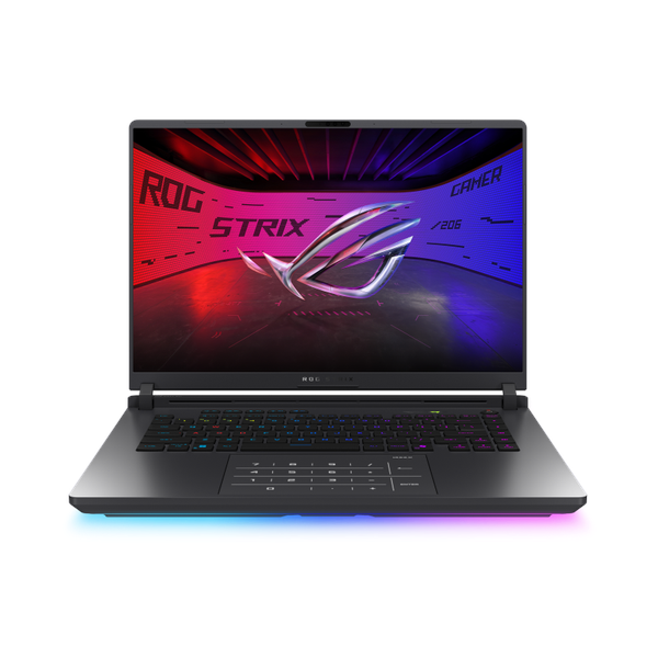 Asus ROG Strix G16 Gaming Laptop, Intel Core i7 14650HX Processor, 16 GB RAM, 1TB SSD, 8GB Nvidia RTX 5050 Graphics, 16" FHD+ 165Hz Display, Windows 11 Home, English & Arabic Keyboard, Eclipse Gray, 1 Year Warranty | G615JHR-1SG7821W