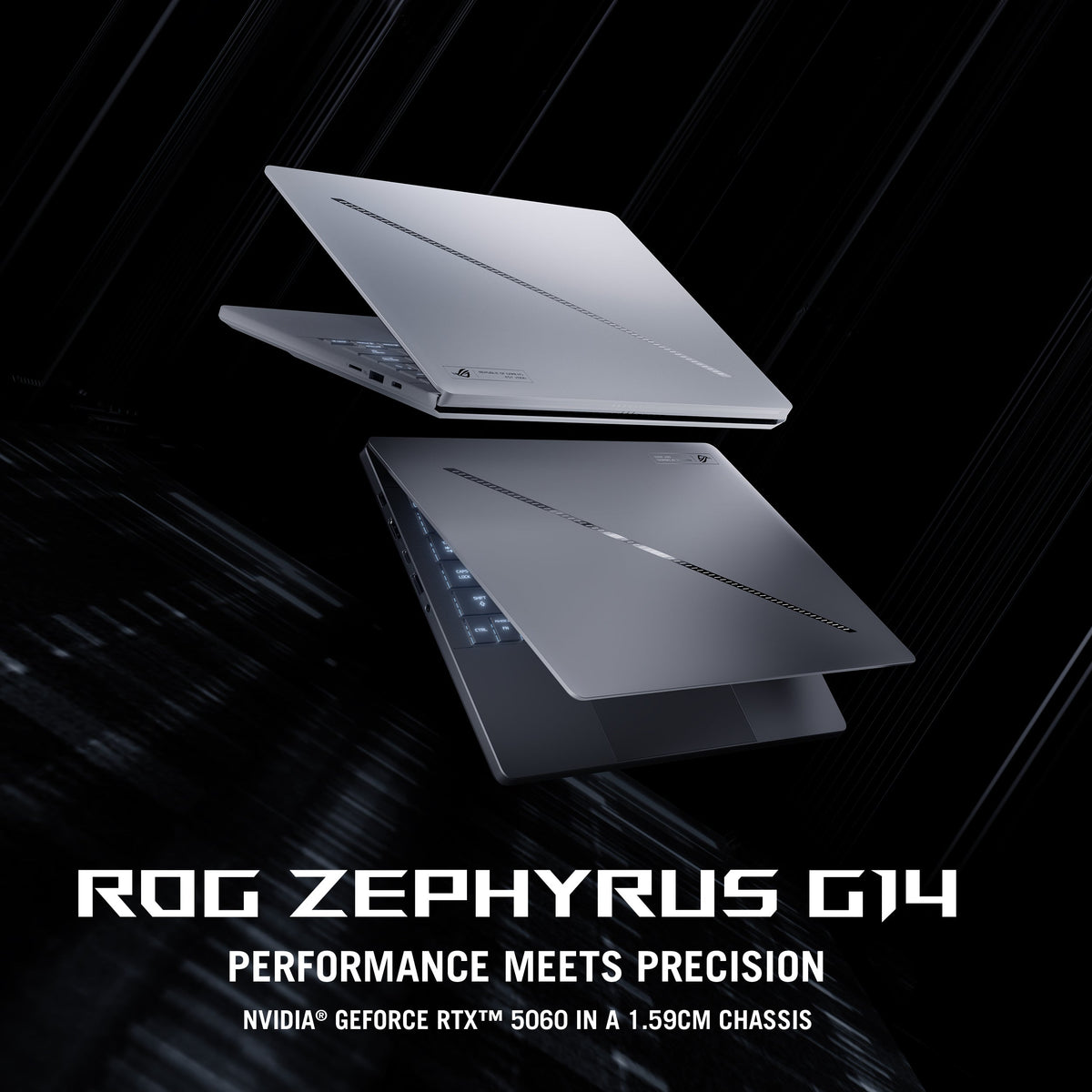 Asus ROG Zephyrus G14 Gaming Laptop, 8GB NVIDIA GeForce RTX 5060 Graphics, AMD Ryzen AI 9 465 Processor, 32GB RAM, 1TB SSD, 14" 3K OLED 120Hz Display, Windows 11 Home, Backlit RGB English & Arabic Keyboard, 1 Year Warranty | GA403GM-SY006W