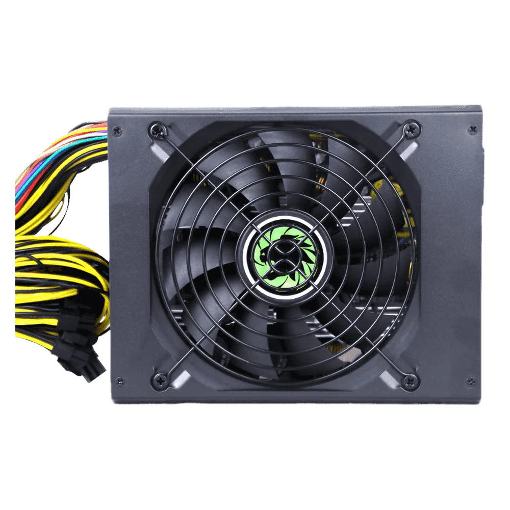 GameMax GM1650 Mining 80 Plus Gold Power Supply, 1650W, ATX, 140mm Fan, Double Forward Technology, Black, 1 Year Warranty | GM-GM1650-MINING