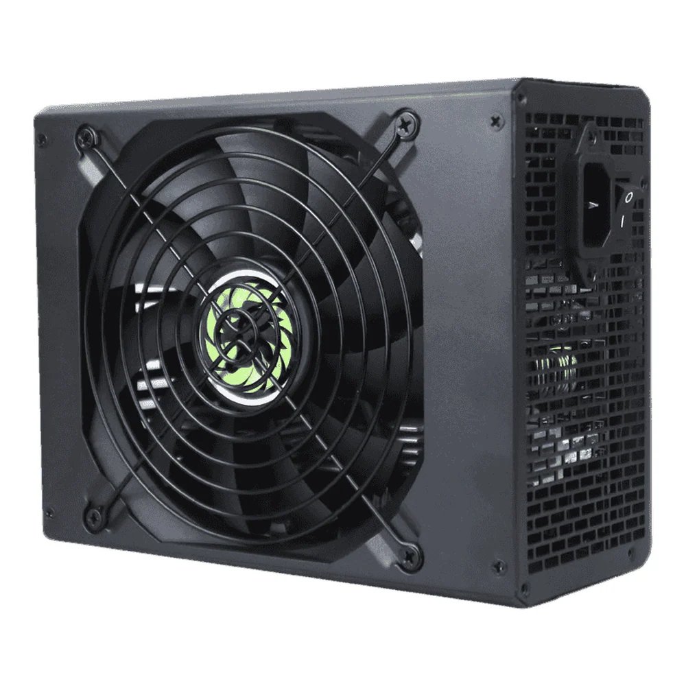 GameMax GM1650 Mining 80 Plus Gold Power Supply, 1650W, ATX, 140mm Fan, Double Forward Technology, Black, 1 Year Warranty | GM-GM1650-MINING