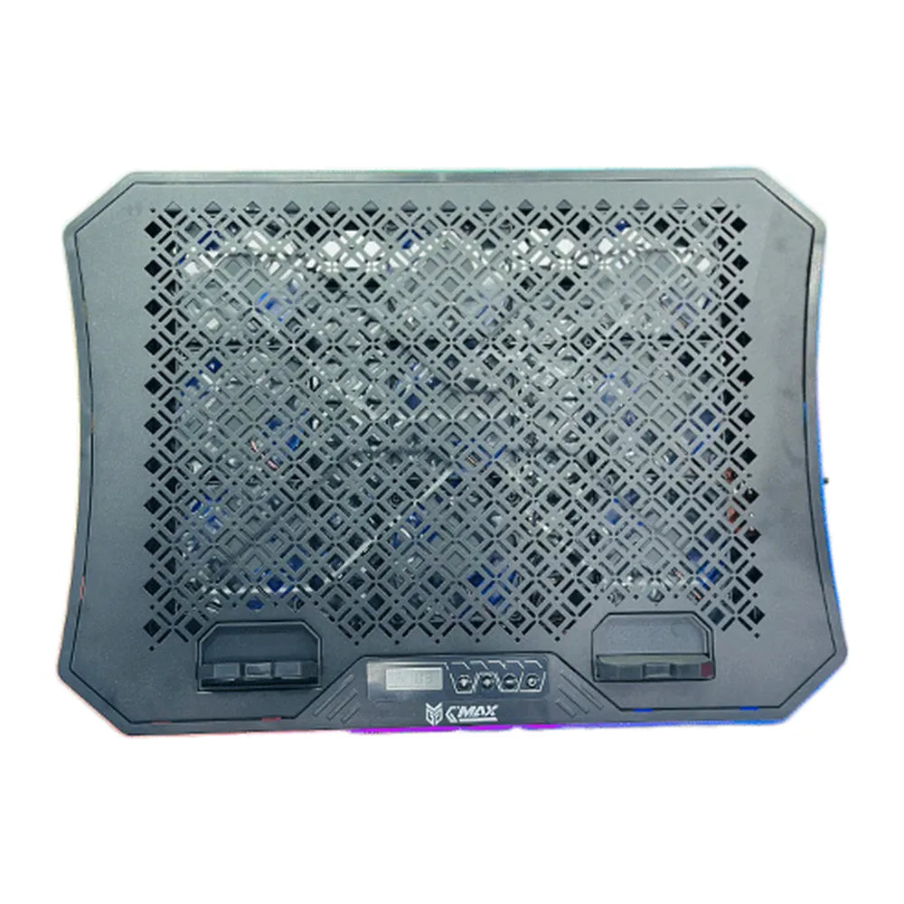 G-MAX Notebook Cooler Gaming With 9 R GB Fan GMX-A19 BLACK