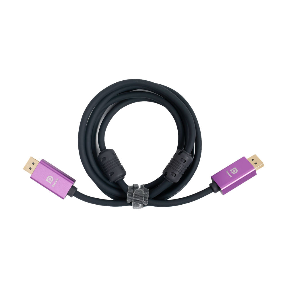 كابل منفذ عرض (ديسبلاي بورت) أصلي من DP إلى DP، إصدار 1.4، يدعم 8K، طول الكابل 3 متر، ضمان سنة واحدة | GN-DP3M1.4V