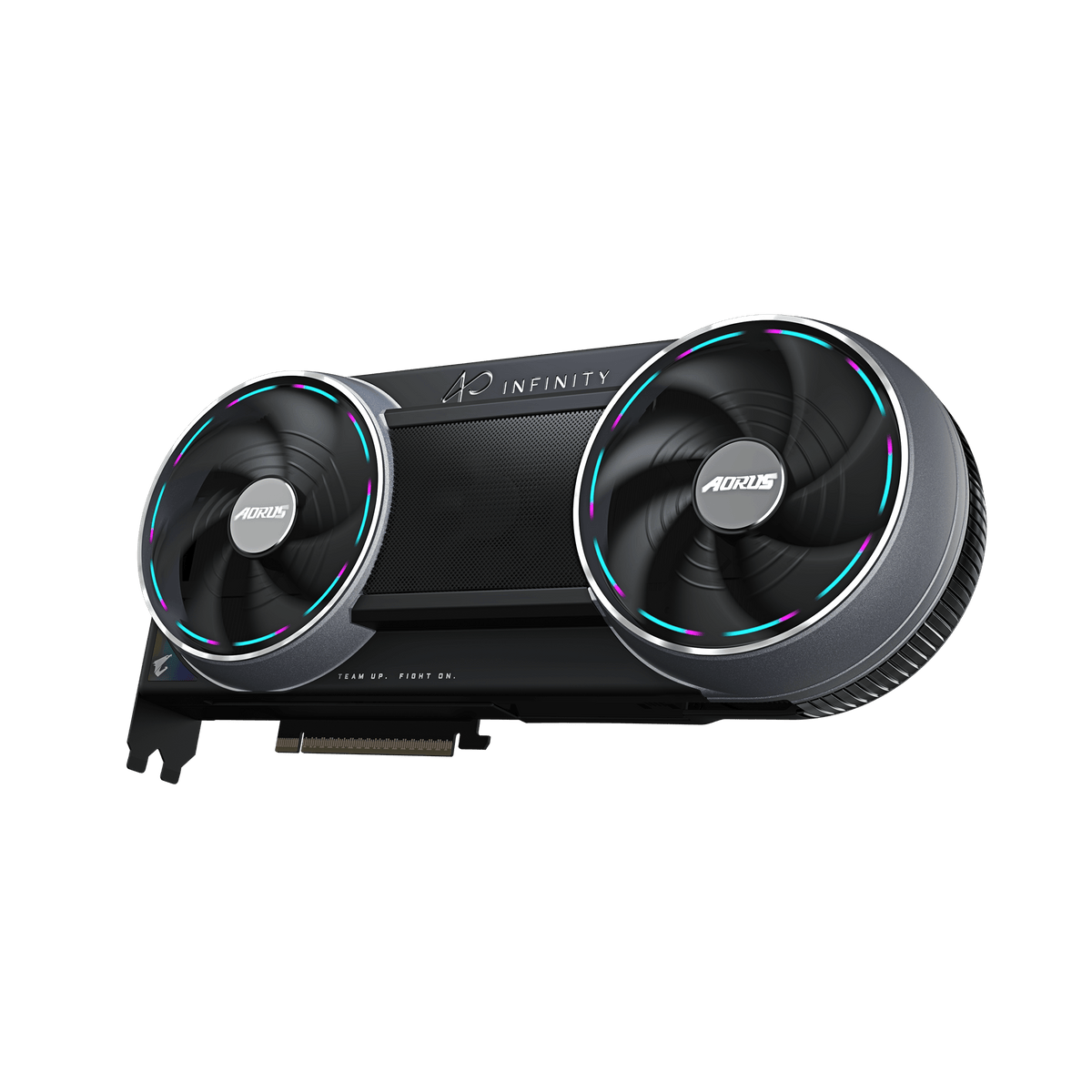 Gigabyte AORUS GeForce RTX 5090 INFINITY Graphics Card, GDDR7 32GB 512-bit Memory, HDMI 2.1b & DP 2.1b Outputs, PCI Express 5.0, Windforce HyperBoost Cooling System, 3352 AI TOPS, RGB Halo, Black, 1 Year Warranty | GV-N5090AORUS-IF-32GD