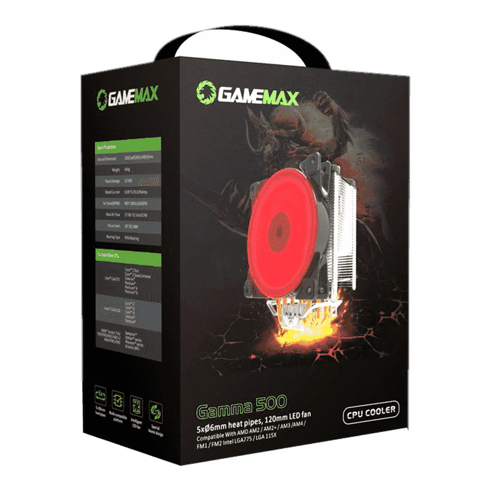 GameMax-Gamma-500-Green-CPU-Air-Cooler-GAMMA-500GREEN