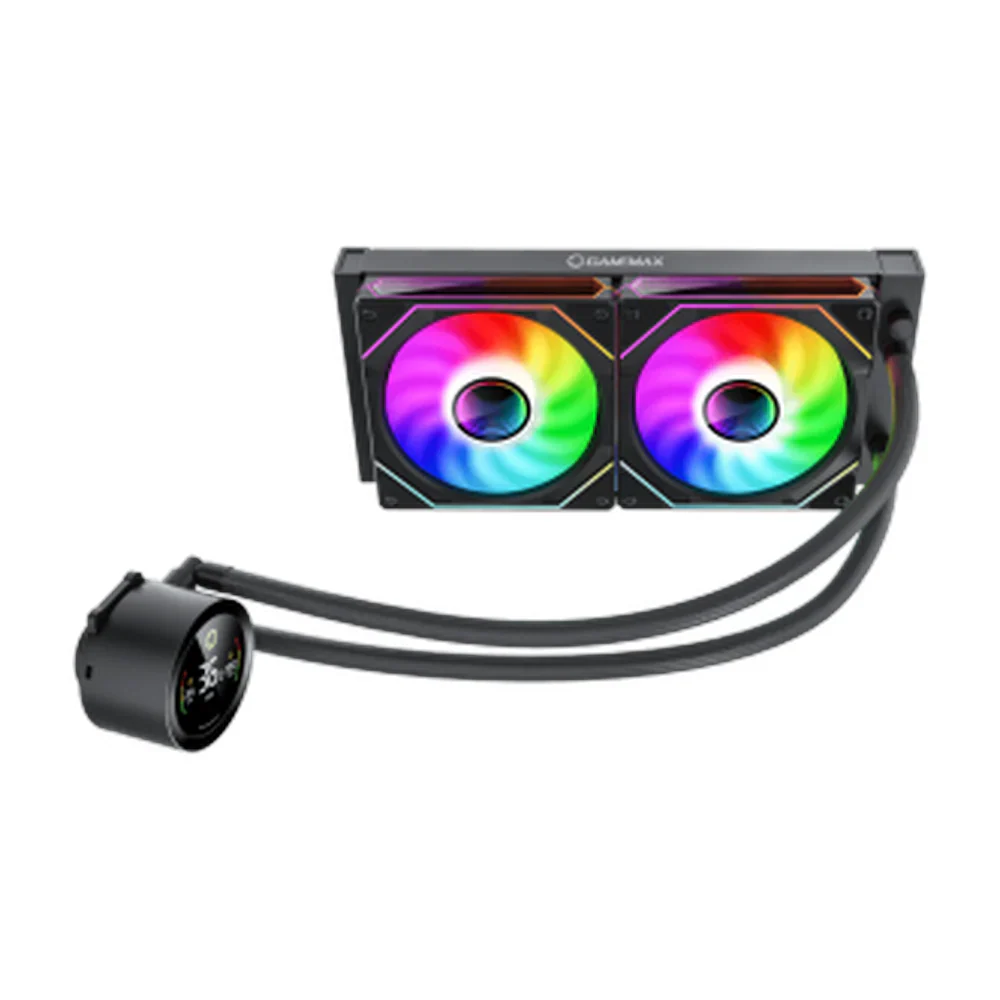 GameMax-Iceberg-240-Digital-Black-AIO-Liquid-CPU-Cooler-ICEBERG240