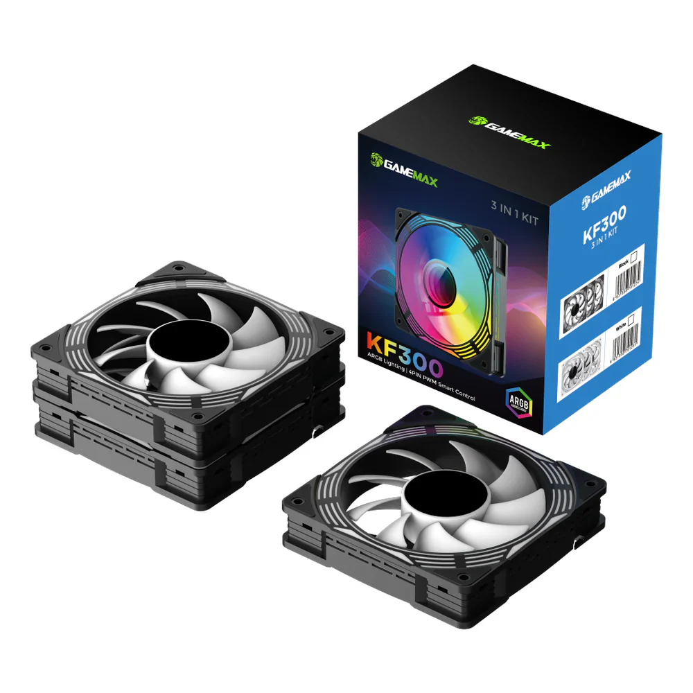 GameMax-KF300-BK-ARGB-Case-Fans-KF300-BK