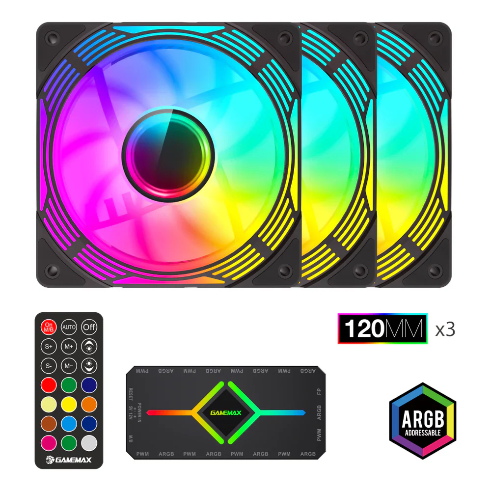 GameMax-KF300-BK-ARGB-Case-Fans-KF300-BK