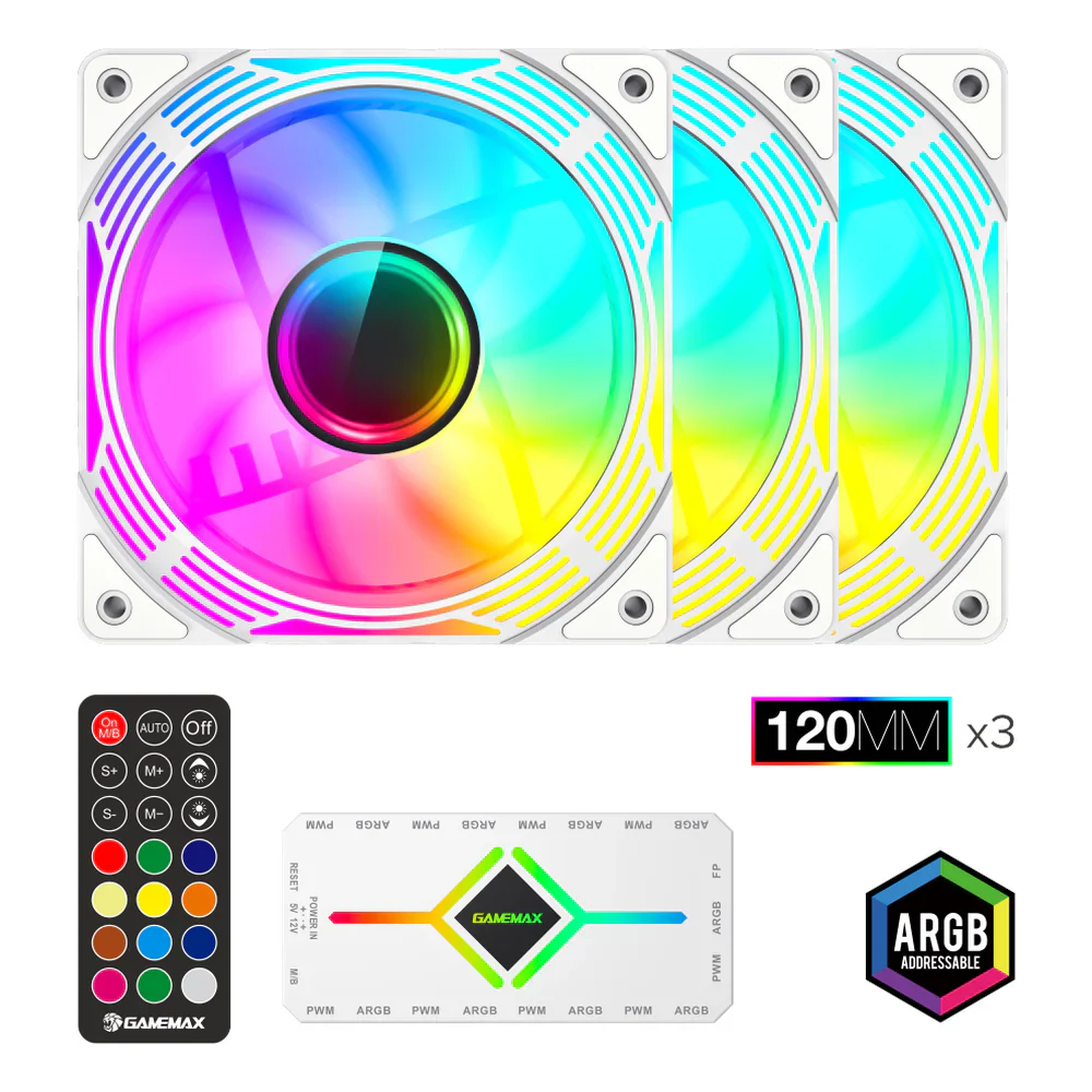 GameMax-KF300-WH-ARGB-Case-Fans-KF300-WH