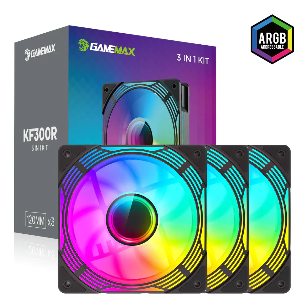 GameMax-KF300R-BK-ARGB-Case-Fans-KF300R-BK