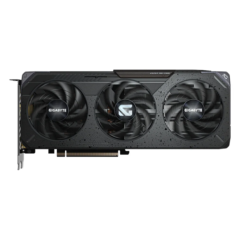 Gigabyte AMD Radeon RX 9060 XT GAMING OC Graphics Card, GDDR6 16GB 128-bit Memory, DisplayPort 2.1a & HDMI 2.1b, PCI Express 5.0, Up to 3320 MHz Boost Clock, 20 Gbps Memory Clock, WINDFORCE Cooling System, 1 Year Warranty | GV-R9060XTGAMING-OC-1