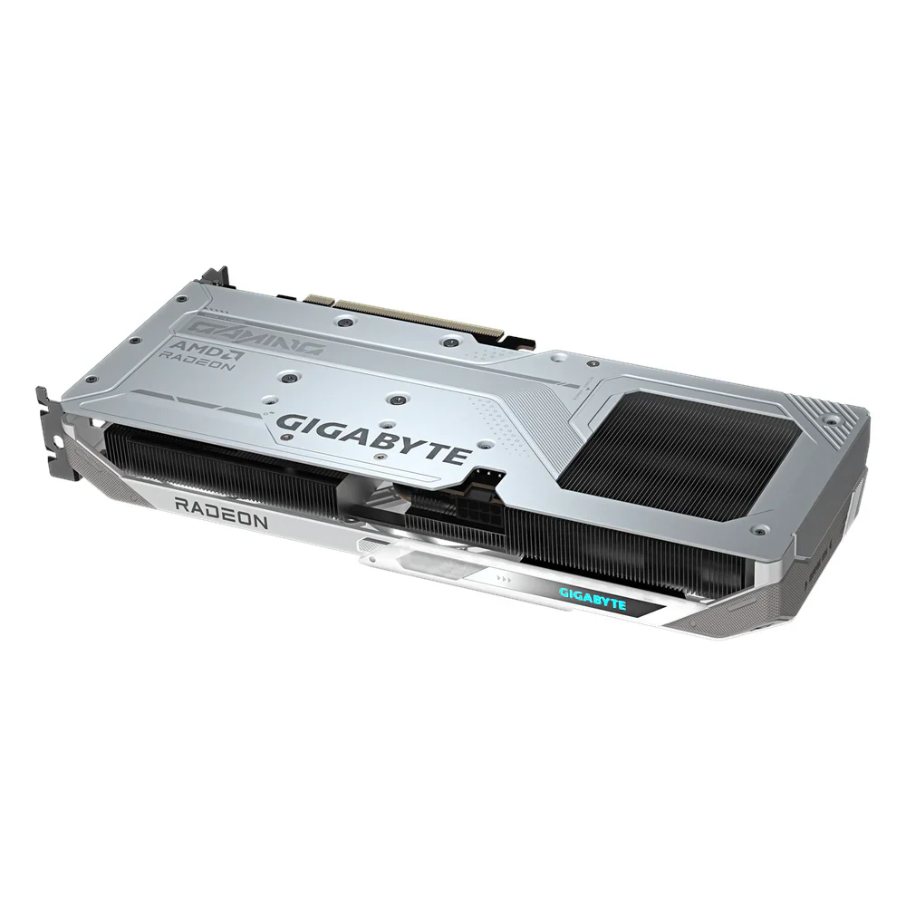 Gigabyte AMD Radeon RX 9060 XT GAMING OC ICE Graphics Card, GDDR6 16GB 128-bit Memory, DisplayPort 2.1a & HDMI 2.1b, PCI Express 5.0, Up to 3320 MHz Boost Clock, 20 Gbps Memory Clock, WINDFORCE Cooling System, White, 1 Year Warranty | GV-906XGAMING-OC-ICE