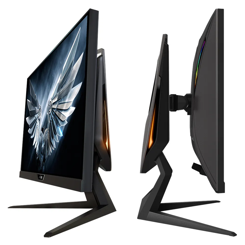 شاشة الألعاب جيجابايت اوروس FI27Q-P، مقاس 27 بوصة، دقة 2K (2560 × 1440)، 165 هرتز، مضادة للتوهج، زمن استجابة 1 مللي ثانية (MPRT)، HDMI، منفذ عرض (DP)، حامل قابل للتعديل بالكامل، لون أسود، ضمان سنة واحدة | FI27Q-P