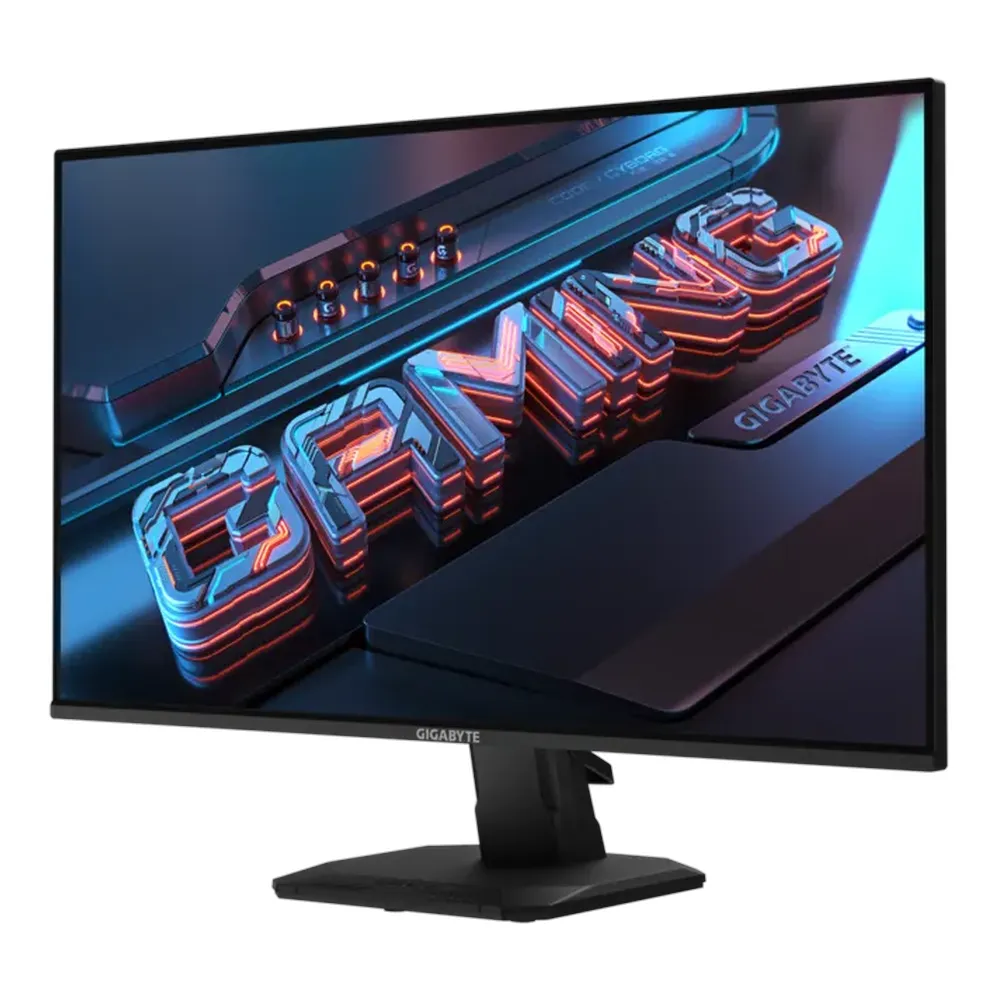شاشة الألعاب Gigabyte GS25F2، دقة FHD (1920 x 1080) 24 بوصة، 200 هرتز، مضادة للتوهج، زمن استجابة 1 مللي ثانية (GTG)، HDMI، DP، حامل قابل للتعديل بالكامل، أسود، ضمان سنة واحدة | GS25F2