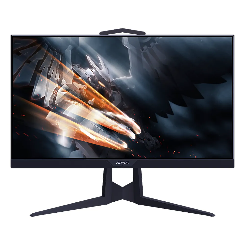 Gigabyte AORUS KD25F Gaming Monitor, 24" FHD (1920 x 1080) Resolution, 240Hz, Anti-glare, 0.5ms (MPRT) Response Time, HDMI, DP, Fully Adjustable Stand, Black, 1 Year Warranty | KD25F
