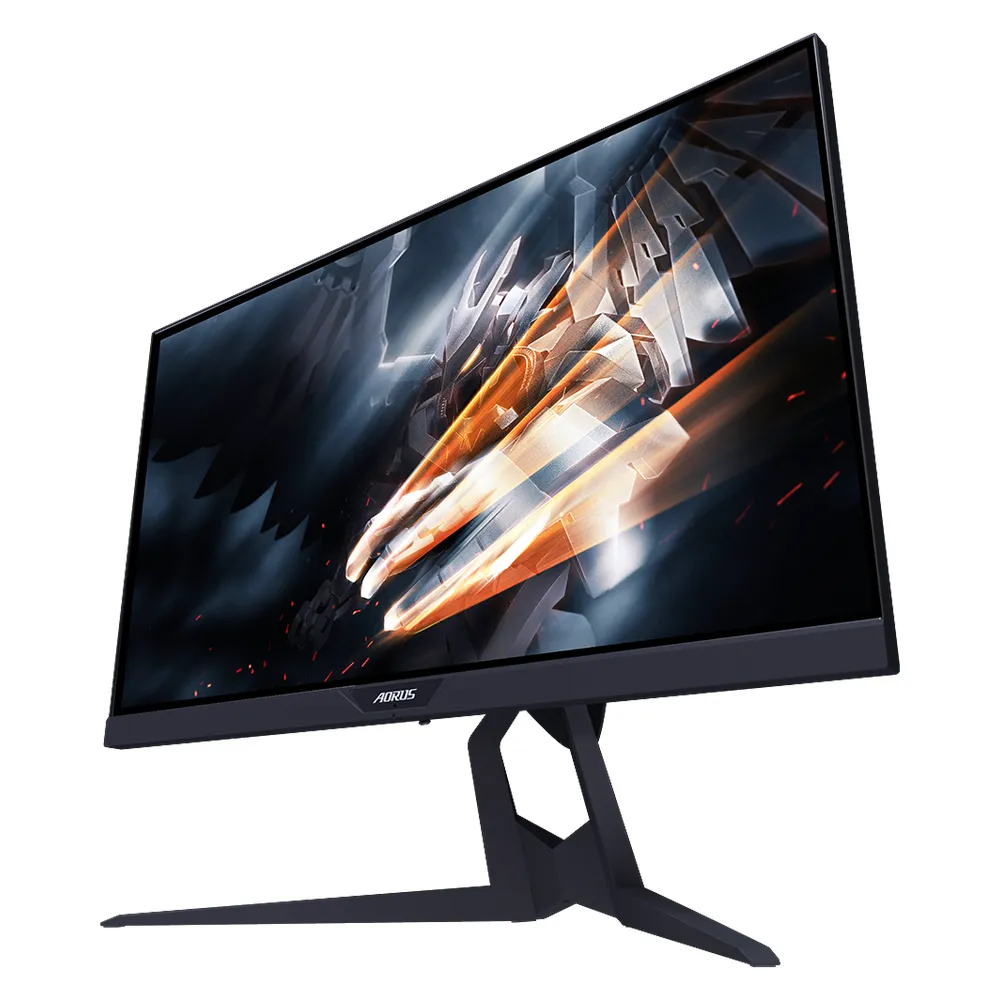Gigabyte AORUS KD25F Gaming Monitor, 24" FHD (1920 x 1080) Resolution, 240Hz, Anti-glare, 0.5ms (MPRT) Response Time, HDMI, DP, Fully Adjustable Stand, Black, 1 Year Warranty | KD25F