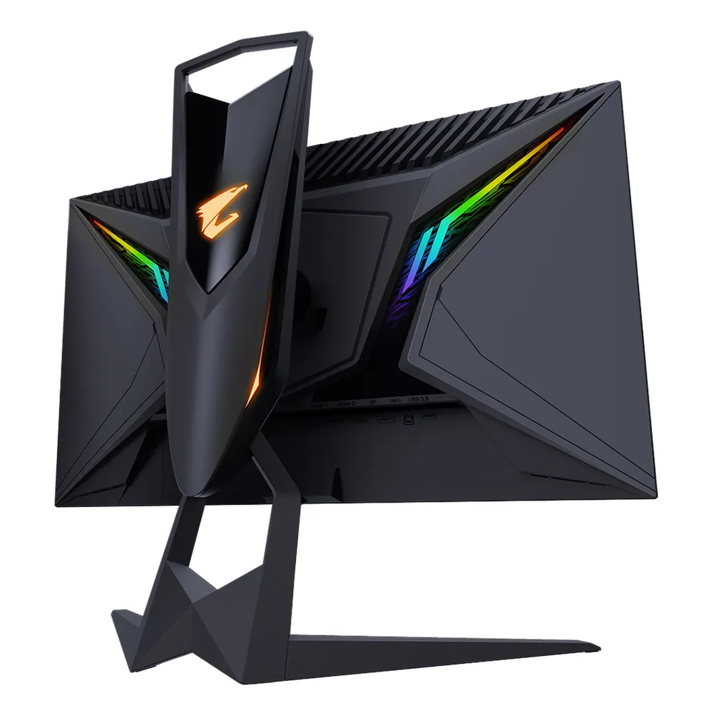 Gigabyte AORUS KD25F Gaming Monitor, 24" FHD (1920 x 1080) Resolution, 240Hz, Anti-glare, 0.5ms (MPRT) Response Time, HDMI, DP, Fully Adjustable Stand, Black, 1 Year Warranty | KD25F