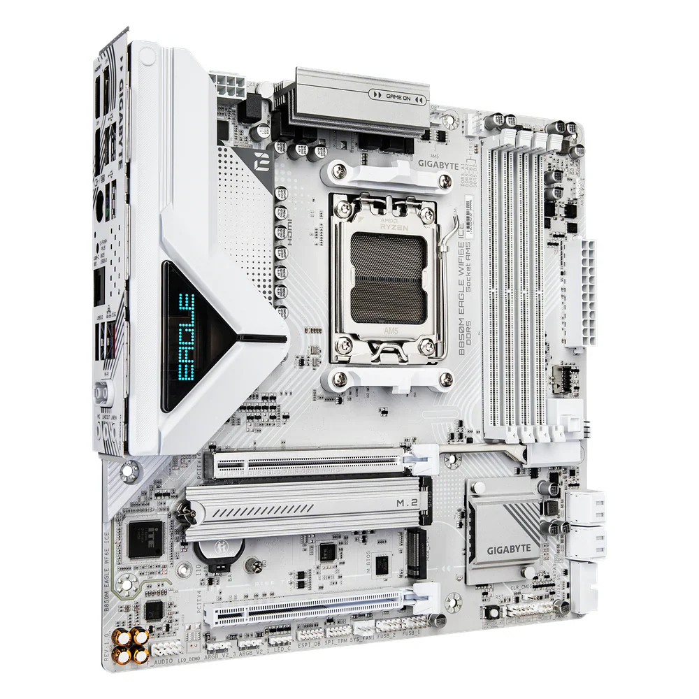 Gigabyte-B850M-EAGLE-WIFI6E-ICE-WHITE-Motherboard-B850M-EAGLE-WF6E-ICE