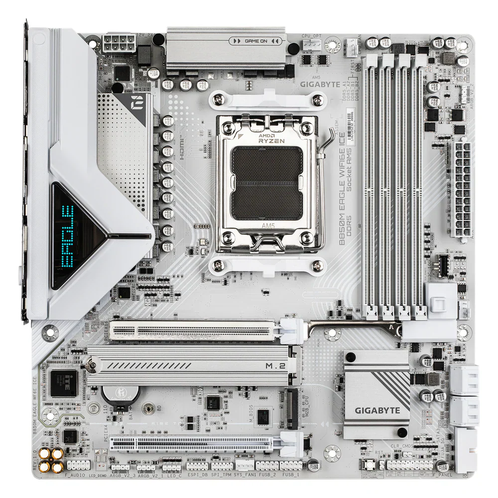 Gigabyte-B850M-EAGLE-WIFI6E-ICE-WHITE-Motherboard-B850M-EAGLE-WF6E-ICE