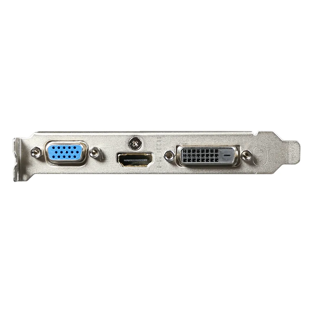 Gigabyte GeForce GT 710 Graphics Card, DDR3 2GB 64-bit Memory, HDMI 2.1b, DVI, D-Sub Outputs, PCI Express 2.0, 954 MHz Boost Clock, 1600 MHz Memory Clock, 1 Year Warranty | GV-N710D3-2GL