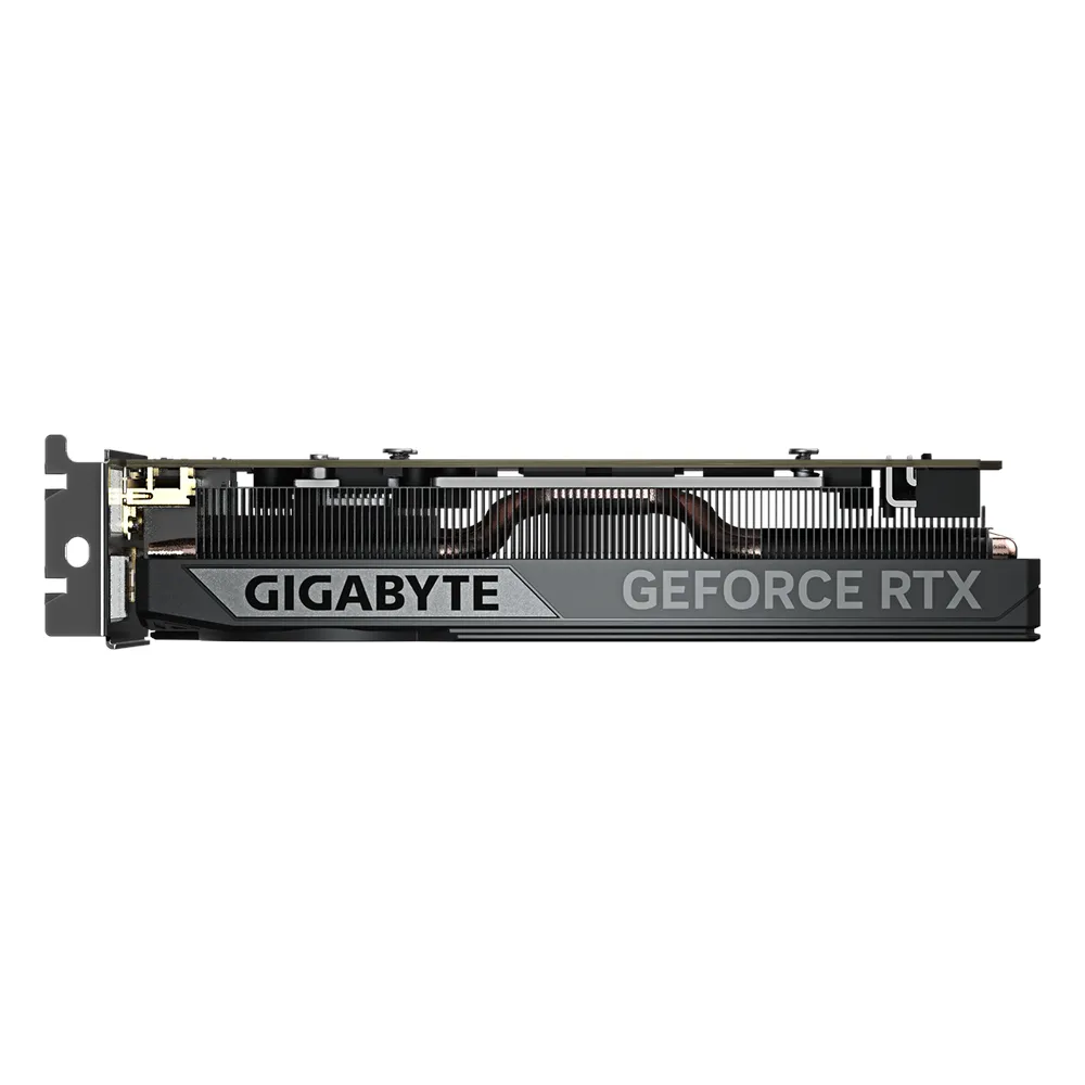 بطاقة رسوميات جيجابايت OC جي فورس RTX 5050 ذات التصميم المنخفض، ذاكرة GDDR6 بسعة 8 جيجابايت وواجهة 128 بت، منافذ HDMI 2.1b و DP 2.1b، واجهة PCI Express 5.0، سرعة معالج 2587 ميجاهرتز، سرعة ذاكرة 20 جيجابت في الثانية، ضمان لمدة سنة | GV-N5050-OC-8GL