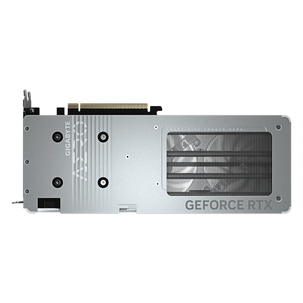 Gigabyte AERO OC GeForce RTX 5060 Graphics Card, GDDR7 8GB 128-bit Memory, HDMI 2.1b & DP 2.1b Outputs, PCI Express 5.0, 2595 MHz Core Clock, 28 Gbps Memory Clock, TrIple Windforce Hawk Fans, Dual BIOS, White, 1 Year Warranty | GV-N5060AERO-OC-8GD