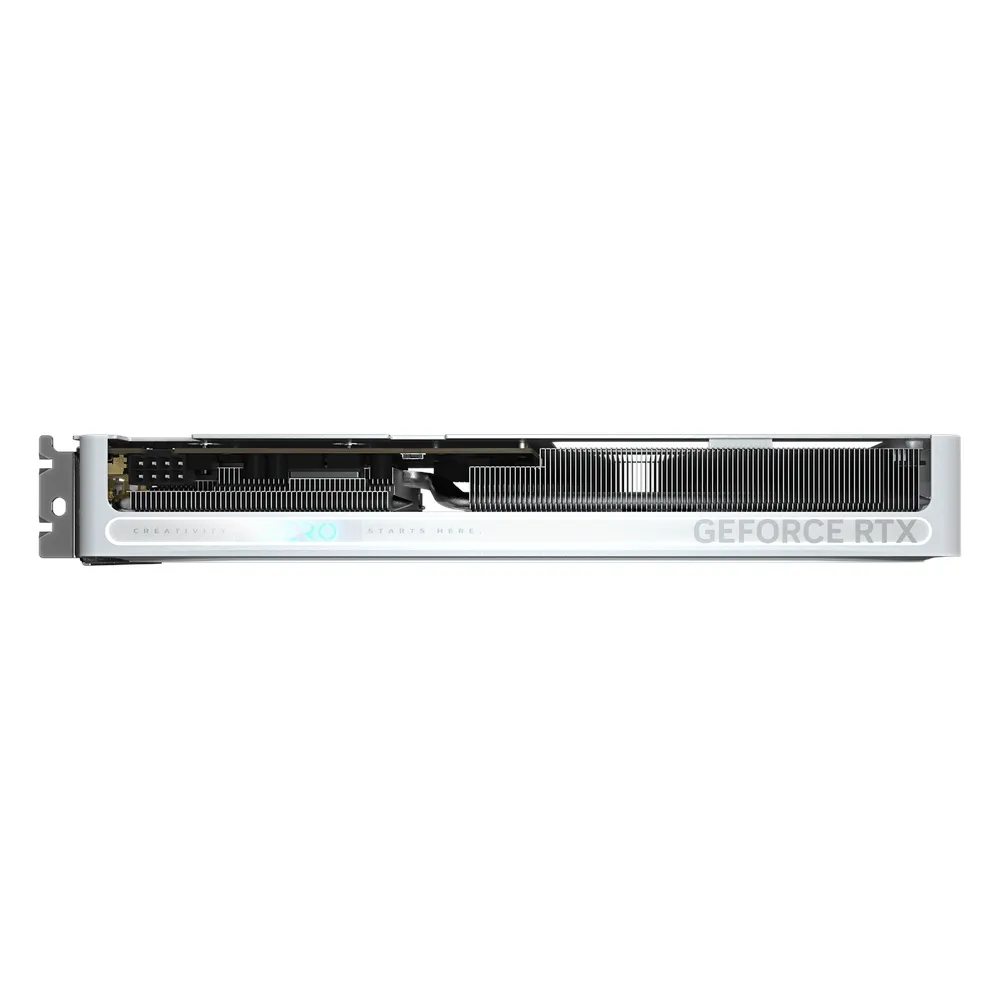 Gigabyte AERO OC GeForce RTX 5060 Graphics Card, GDDR7 8GB 128-bit Memory, HDMI 2.1b & DP 2.1b Outputs, PCI Express 5.0, 2595 MHz Core Clock, 28 Gbps Memory Clock, TrIple Windforce Hawk Fans, Dual BIOS, White, 1 Year Warranty | GV-N5060AERO-OC-8GD