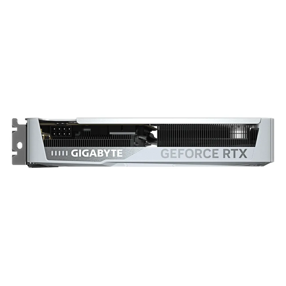 Gigabyte EAGLE OC ICE GeForce RTX 5060 Graphics Card, GDDR7 8GB 128-bit Memory, HDMI 2.1b & DP 2.1b Outputs, PCI Express 5.0, 2550 MHz Core Clock, 28 Gbps Memory Clock, Dual Windforce Hawk Fans, White, 1 Year Warranty | GV-N5060EAGLE-OC-ICE