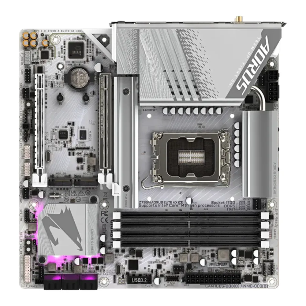 Gigabyte-Z790M-AORUS-ELITE-AX-ICE-Gaming-Motherboard-Z790M-A-ELITE-AX-ICE