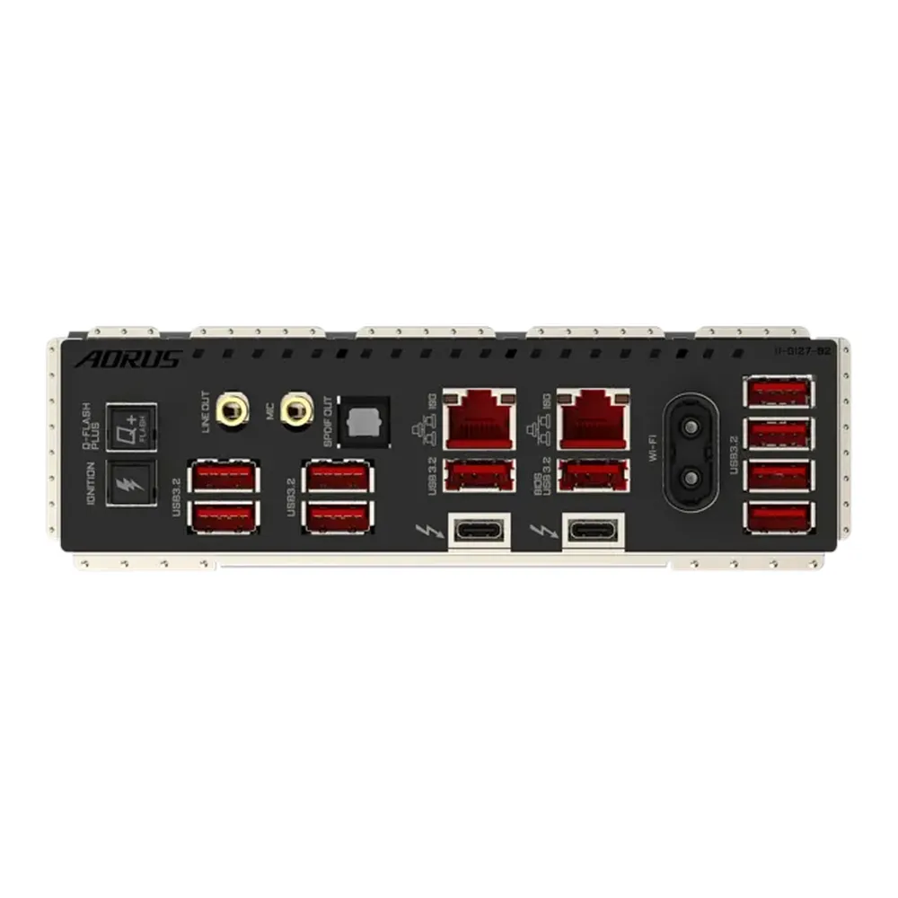 Gigabyte Z890 AORUS XTREME AI TOP Motherboard, LGA1851 Socket, E-ATX Form Factor, DDR5 Ram, PCIe 5.0, Wi-Fi 7, Bluetooth v5.4, Dual Thunderbolt 5, Dual Marvell 10Gb Ethernet, ESS ES9280AC DAC Audio, 1 Year Warranty | Z890-A-XTREAME-AI-TOP